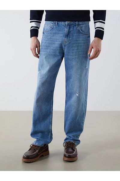 LC Waikiki Lcw Jeans Indigo Baggy Fit Men's Jean Trousers