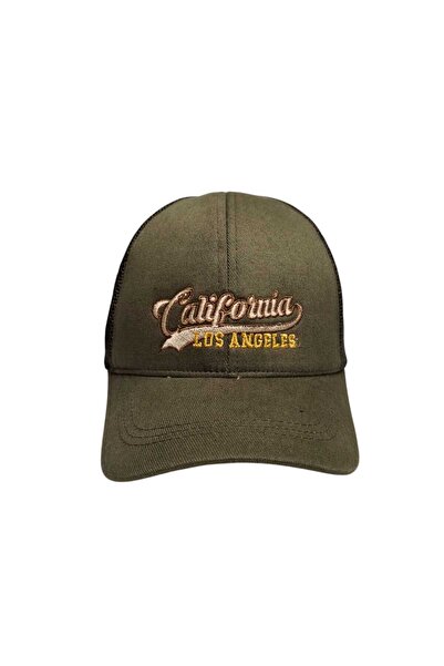 Kitti Spteks Kitti 4-8 Years Old Boy Khaki Color Printed Figured Summer Hat