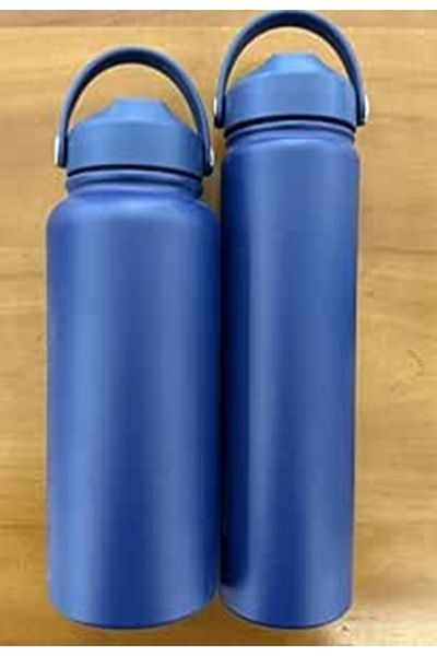 Bamboo Bark 1000 ML Insulated Water Bottle with Sipper Lid – Stainless Steel Double Wall Vacuum Flask
