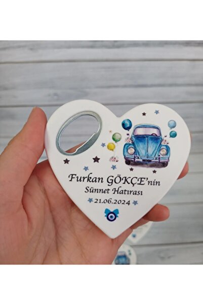 LecaTTe 20 adet kalp açacak magnet sünnet temalı