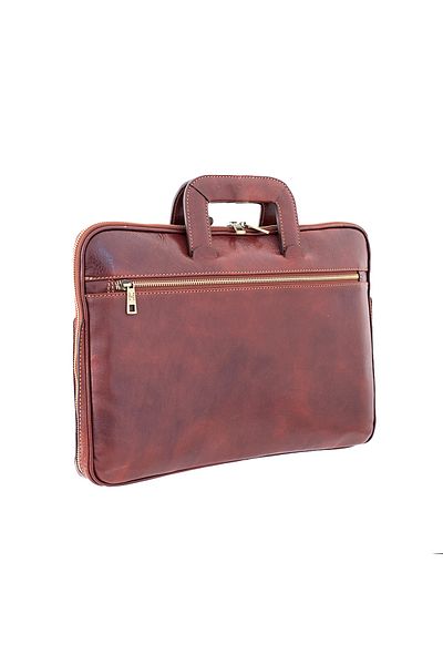 UTIL LAND FASHION Genuine vachetta leather briefcase, S161