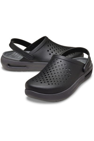 Crocs Inmotion Clog Unisex Black Slippers - 209964