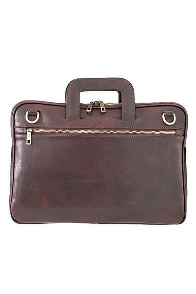 UTIL LAND FASHION Genuine vachetta leather briefcase, S161
