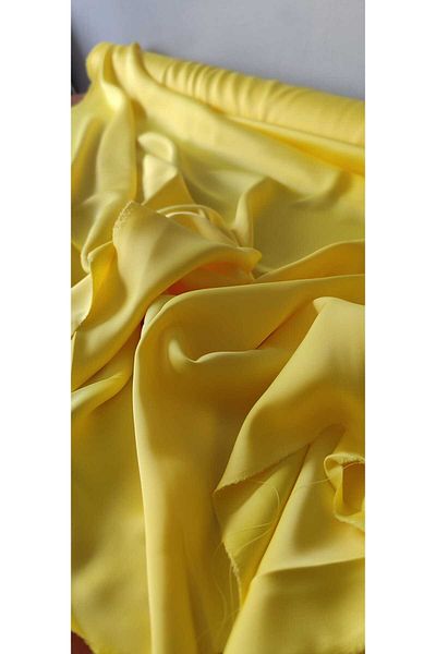 River Fabrics Silk Textured Satin Yellow