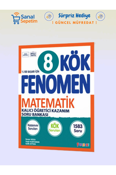 Fenomen Yayıncılık 8. Sınıf KÖK Matematik Soru Bankası