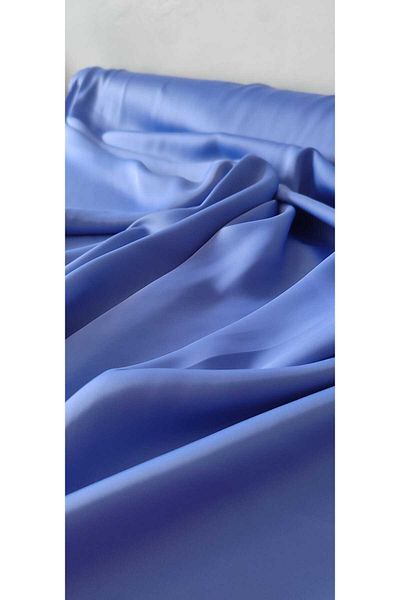 River Fabrics Silk Textured Satin Indigo Blue