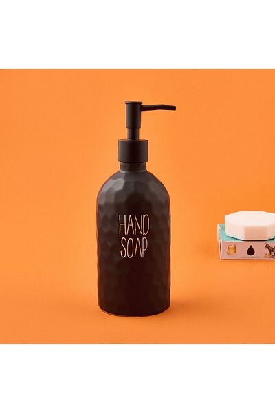 MATMEL Distribuitor de săpun lichid Sapone Black - Negru - 400 ml