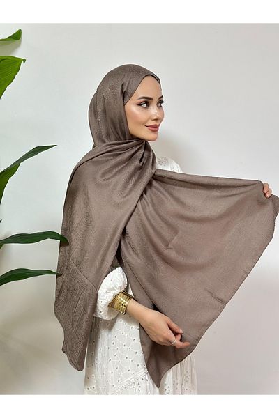 Pull Scarfs Menkaure Pattern - Dark Mink