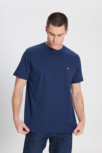 WRANGLER Ανδρικό μπλουζάκι Regular Fit Navy Blue W7nm203877w72