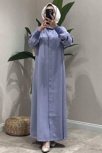 Invee İnvee Ribbed Stitching Detail Shirt Dress