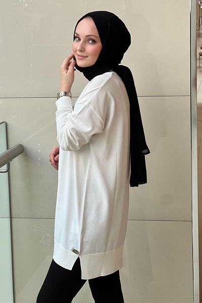 Missemramiss Stone Embroidered Mercerized Tunic