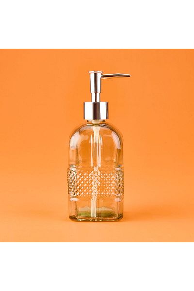 ASPARTAM Star Mnb03670 Glass Liquid Soap Dispenser - - 20 cm