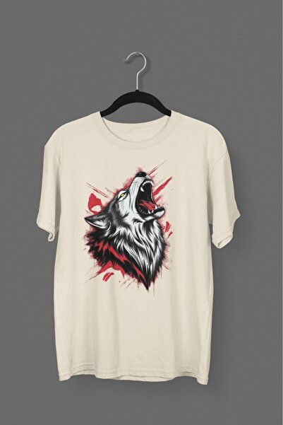 Butik Ανδρικό/γυναικείο -kurt1- Μπλουζάκι με κοντό μανίκι με στρογγυλή λαιμόκοψη με τύπωμα