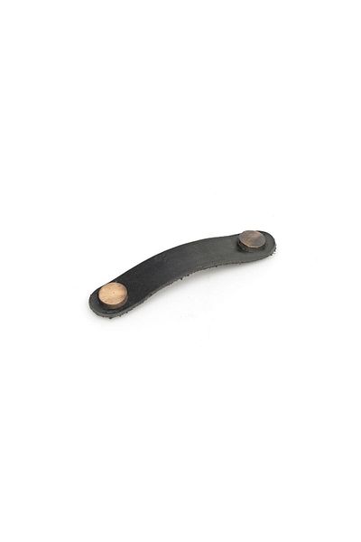 ASPARTAM Leather 96 Handle - Black / Antique