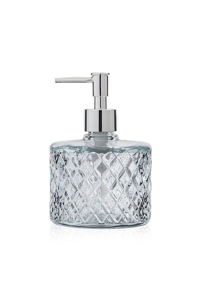 ASPARTAM Design Crystal Glass Liquid Soap Dispenser - Transparent