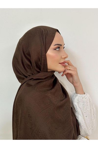 Pull Scarfs Menkaure Pattern - Dark Brown