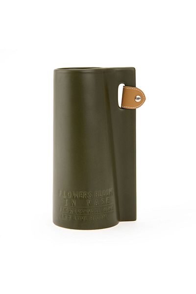 MATMEL Florecimiento Vase - Green - 13X10.5 cm