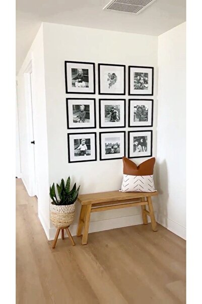 LiliaHome 1 Adet 30x30 Cm Siyah Renk Kare Fotoğraf Çerçevesi