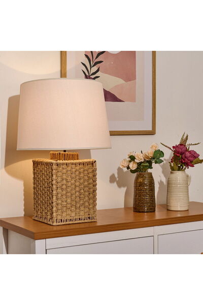 MATMEL Lighting Pario Lampshade - Brown / White - 50X30 cm