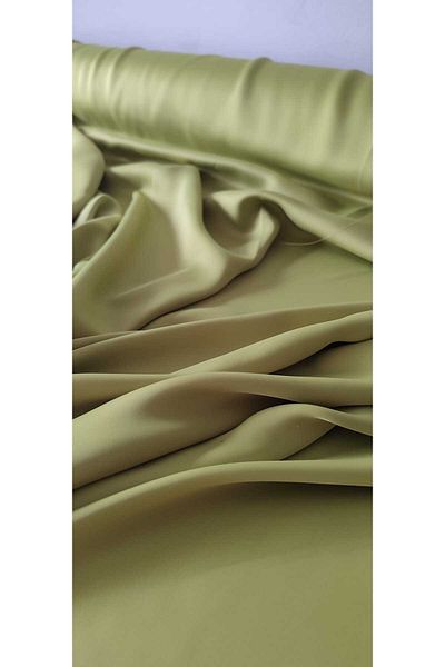 River Fabrics Silk Textured Satin Pistachio Green