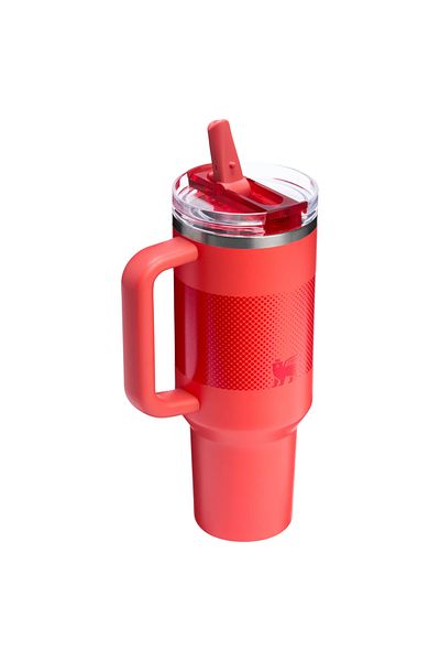 Stanley The Quencher Protour Flip Straw Tumbler |   40 oz (1.18 L) Hot Coral Fade Leakproof Thermos with Straw