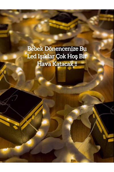 FN Sincap ve Kuş Figürlü Keçe Bebek Dönencesi – Çiçekli Pastel Renk Beşik Süsü, Kız Bebek Odası Dekoru
