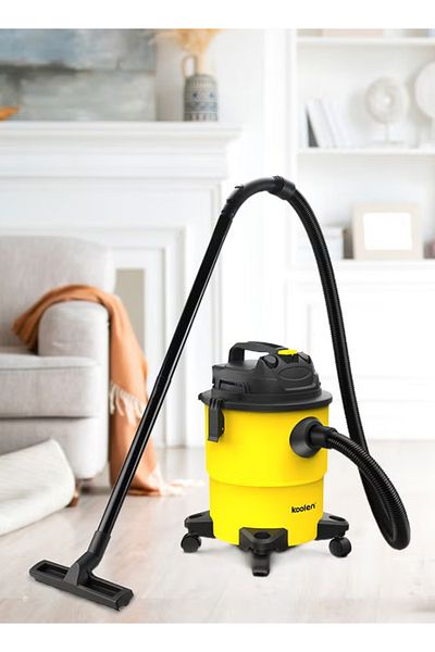 Koolen 20l Dry Barrel Vacuum Cleaner With 1600w Water Suction, Yellow, Moody - 806101006