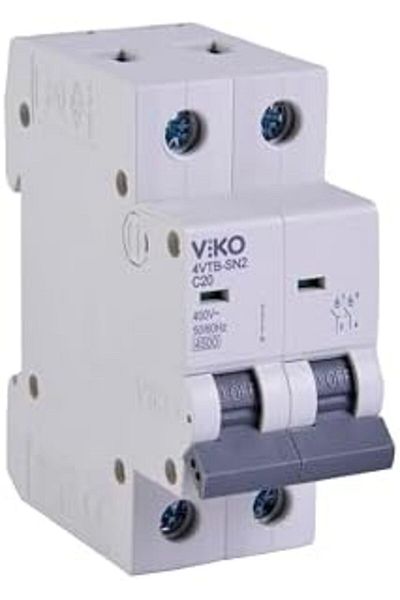 LUXE Mrttnca Automatic Fuse 4.5Ka C Type 2 Pole 20A Trndymrt 1087243