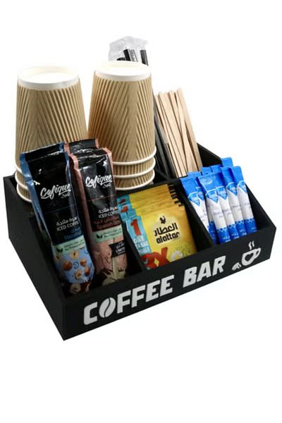 3D Brothers Coffee Station Organizer - Coffee and Tea Sachet Holder - Beverage Accessories Storage Box