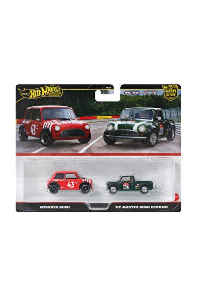 HOT WHEELS Premium 2'li Araba Seti Morrıs Mını & 67 Austın Mını Pıckup Jb