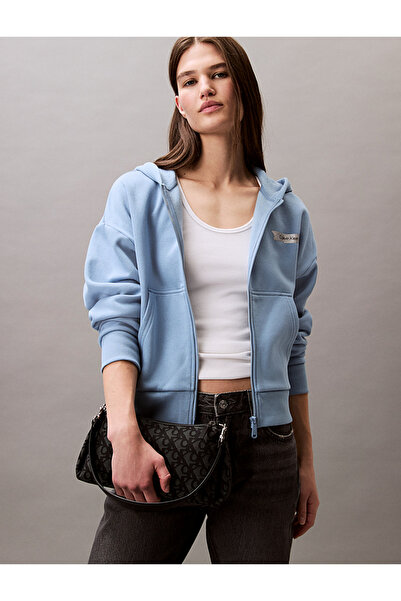 Calvin Klein Convertible Logo Jacquard Shoulder Bag