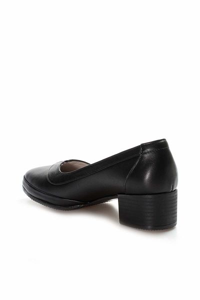FAST STEP Pantofi de damă din piele naturală cu toc gros 889za5156
