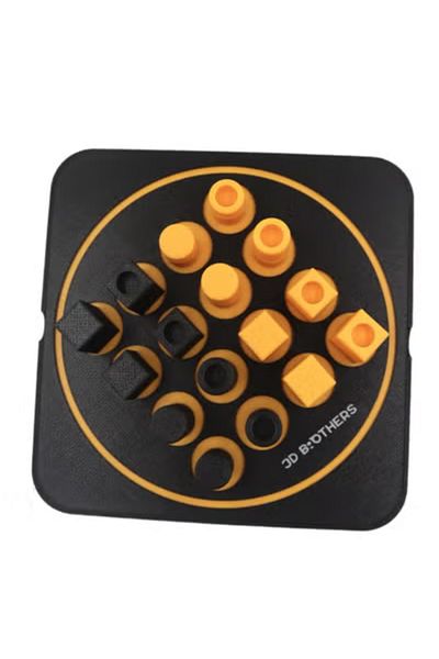 3D Brothers Board Game - Quarto Maze Game Puzzles and Intelligence Play Games