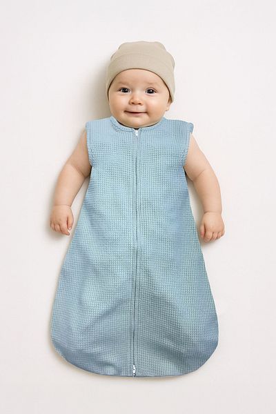 Stork Nino Wearable Double Zipper Baby Blanket Baby Sleeping Bag |   Soft and Comfortable Swaddle