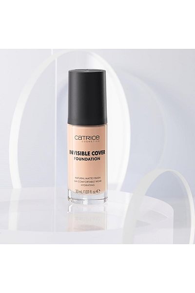 Catrice Invisible Cover Foundation 035C - Nude, Long-lasting, Oil-free, Vegan, Paraben-free, for Dry