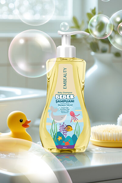 Embeauty Doğal Avokado Yağlı Bebek Ve Çocuk Şampuanı Göz Yakmayan Özel Formül 300 ml