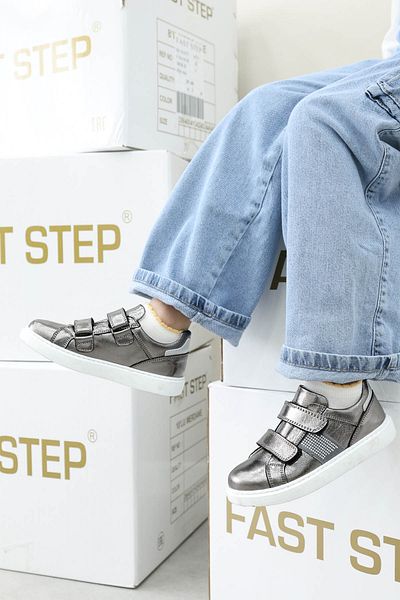 FAST STEP Pantofi casual pentru fete din piele naturală 612XA875