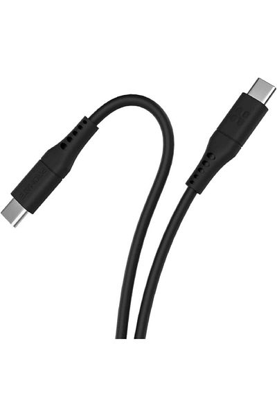 Promate Promate 1.2M 60W Black Dual-Band Type-C Rubber Cable
