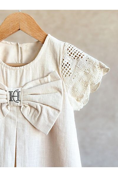 Pinkitokids Seli̇n Bow Detail Dress