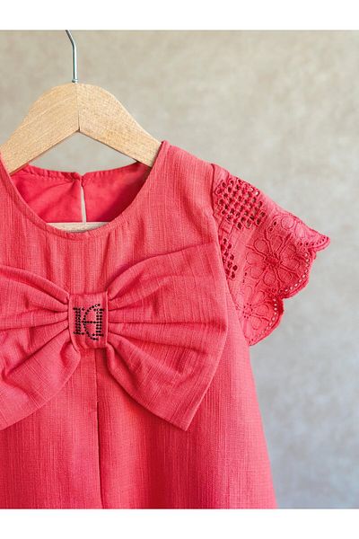 Pinkitokids Elisa Bow Detail Dress