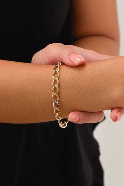 FERMAS KUYUMCULUK 14 Ayar Samanyolu Tek Halka Altın Bileklik