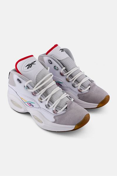 Reebok Men Question Mid Lace Up Outdoor Shoes, Multicolor