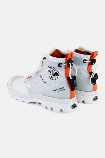 Palladium Kids Boy Pampa Travel Lite Toggle Closure Casual Shoes, White