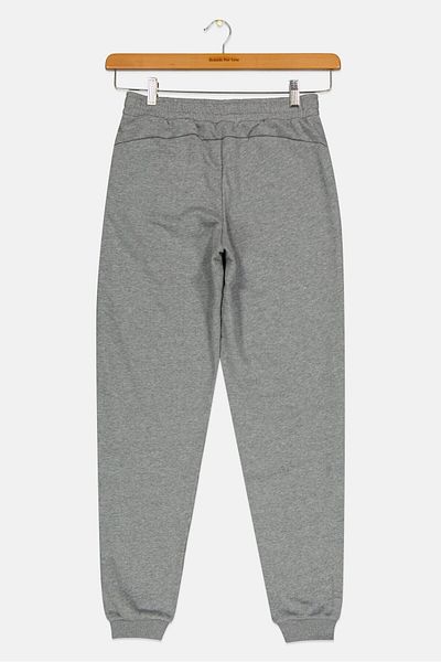 Puma Kids Boy Embroidered Logo Outdoor Sweatpants, Grey