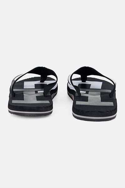 Tommy Hilfiger Men Brand Logo Slip On Slippers, Multicolor