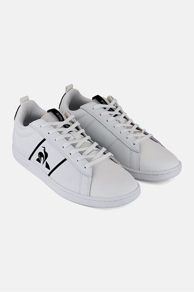 Le Coq Sportif Men Court Classic Lace Up Casual Shoes, White