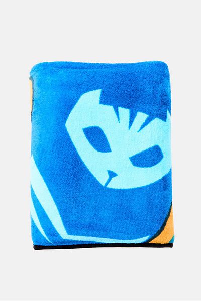 PJ Masks Coral Fleece Blanket 120 x 140 cm, Multicolor