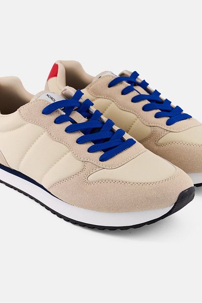 Nordland Men Lace Up Outdoor Shoes, Beige