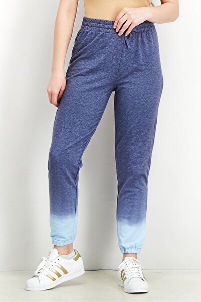 Sundown By Splendid Women Regular Fit Ombre Jogger Pants, Navy Blue Heather