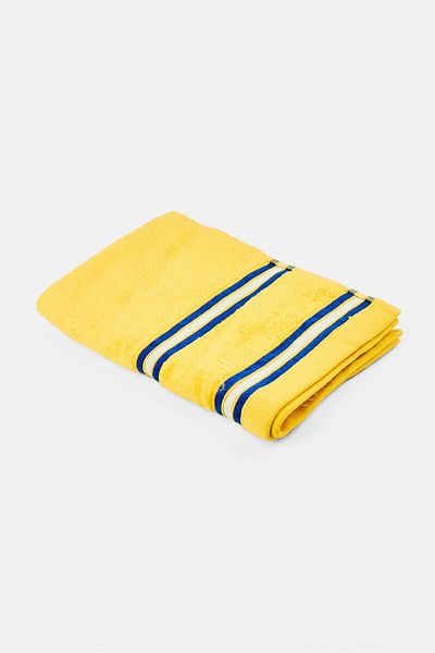 Nautica 2 Piece Striped Hand Towel, Yellow